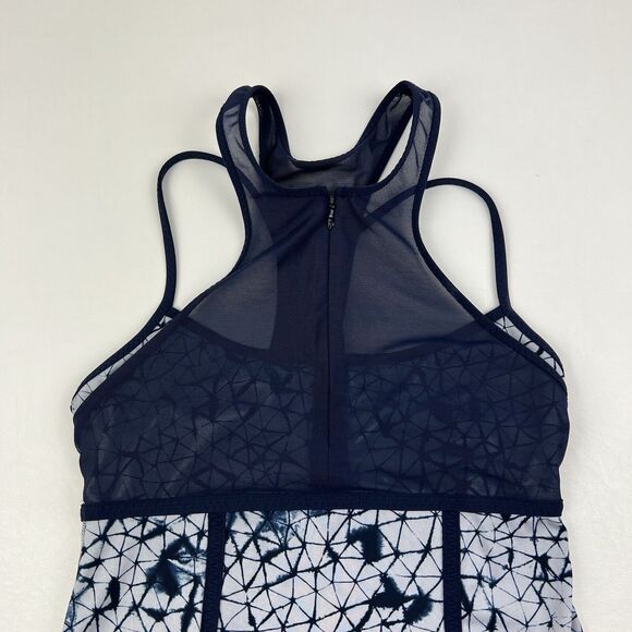 LULULEMON Pedal Pace Tank Shirt Star Crushed Silver Fox Deep Navy Athletic Top 4 - Picture 4 of 10